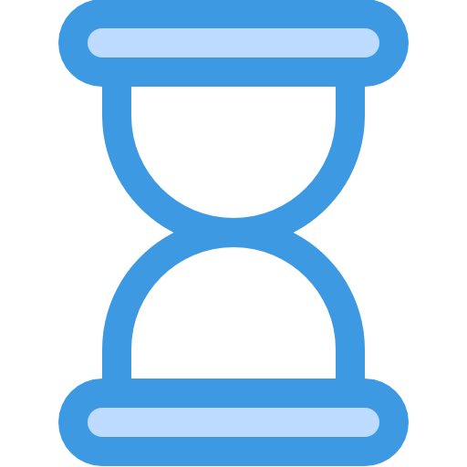 Hourglass itim2101 Blue icon