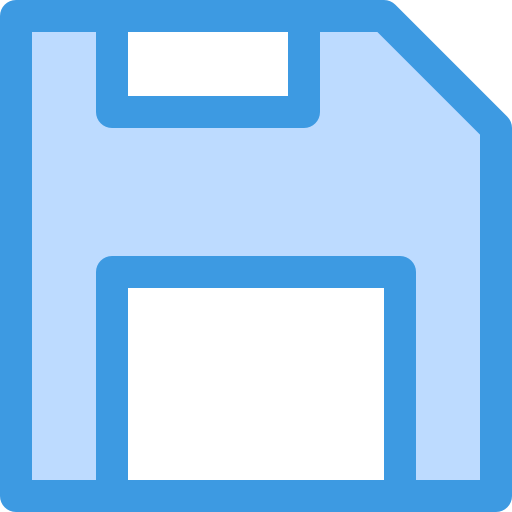 diskette itim2101 Blue icon