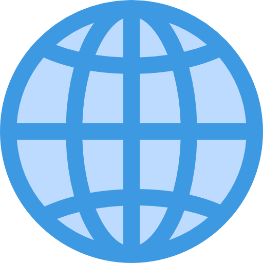 世界的に itim2101 Blue icon