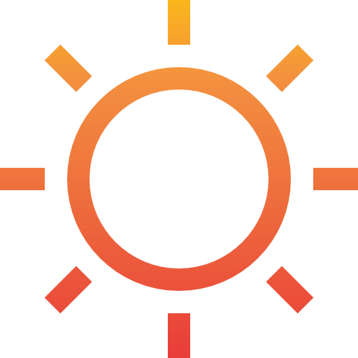 солнце itim2101 Gradient иконка