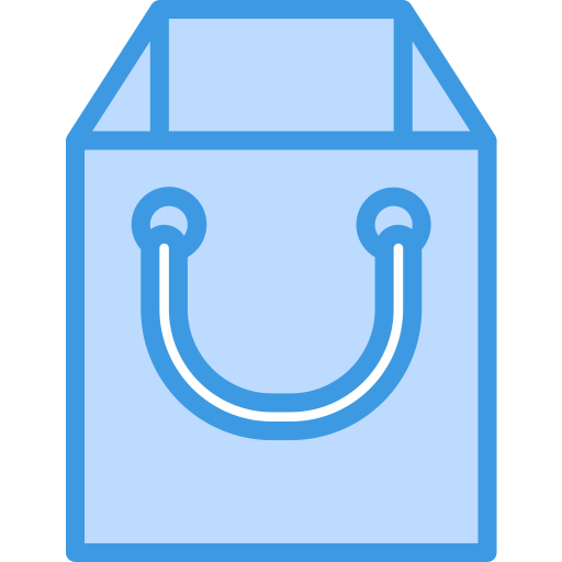 torba na zakupy itim2101 Blue ikona