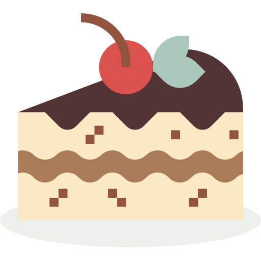 Cake PongsakornRed Flat icon