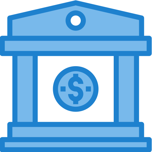 銀行 itim2101 Blue icon