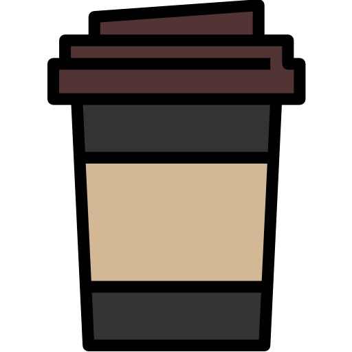커피 PongsakornRed Lineal Color icon
