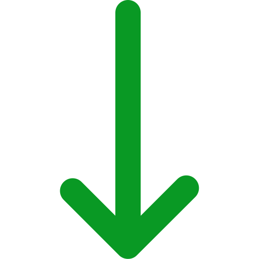 freccia in giù Generic color fill icona