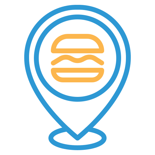 hamburger de restauration rapide Generic color outline Icône