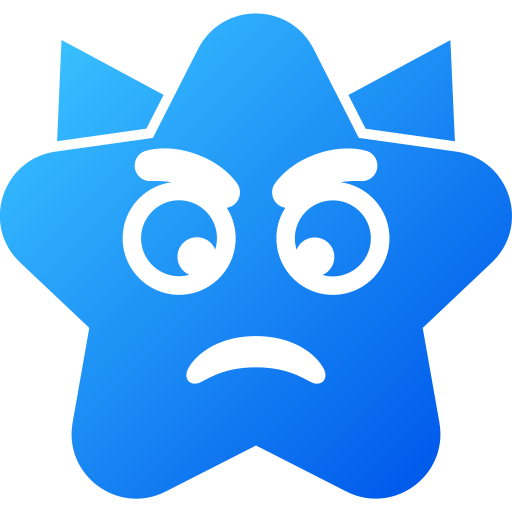Angry face Generic gradient fill icon