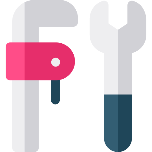 Wrenches Basic Rounded Flat icon