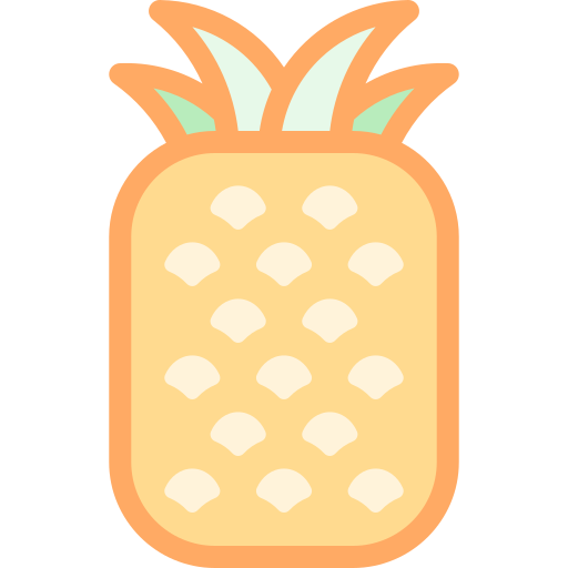 piña Detailed color Lineal color icono