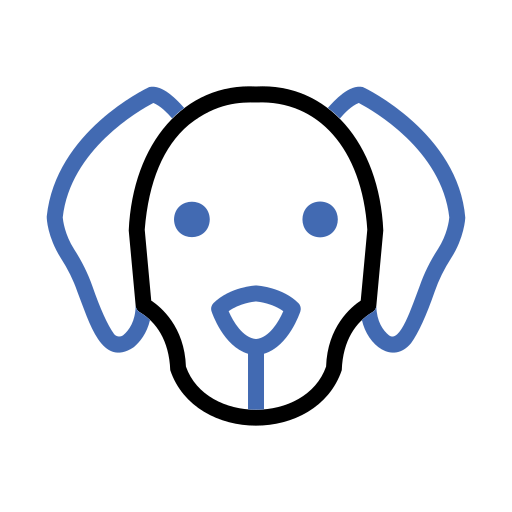 犬 Generic color outline icon
