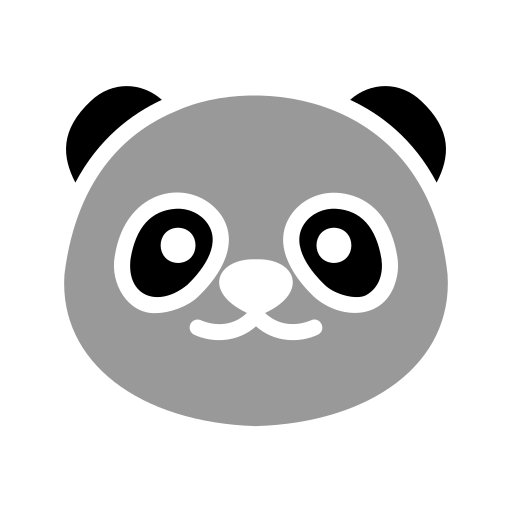 panda Generic color fill icono