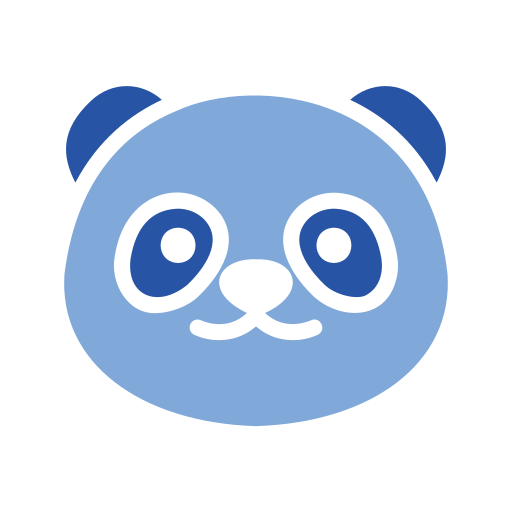 panda Generic color fill Icône