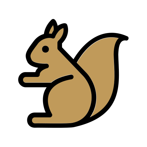 Squirrel Generic color lineal-color icon