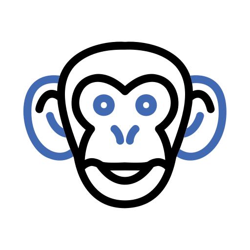 Monkey Generic color outline icon