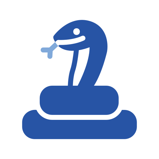 wąż Generic color fill ikona