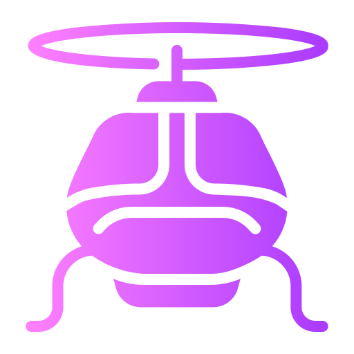 헬리콥터 Generic gradient fill icon