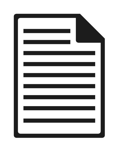 file Generic outline icona
