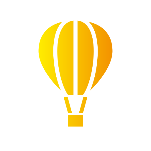 montgolfière Generic gradient fill Icône