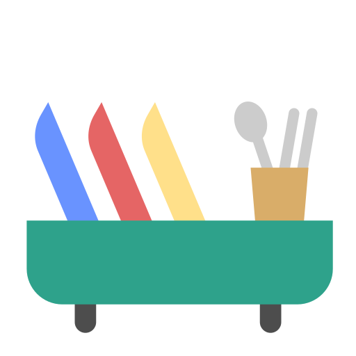 escurridor de platos Generic color fill icono