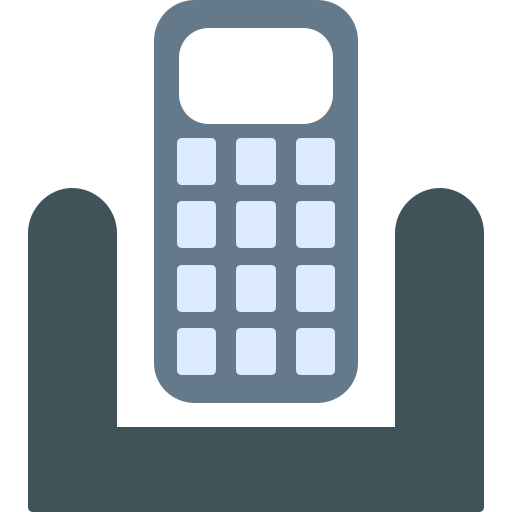 Cordless phone Generic color fill icon