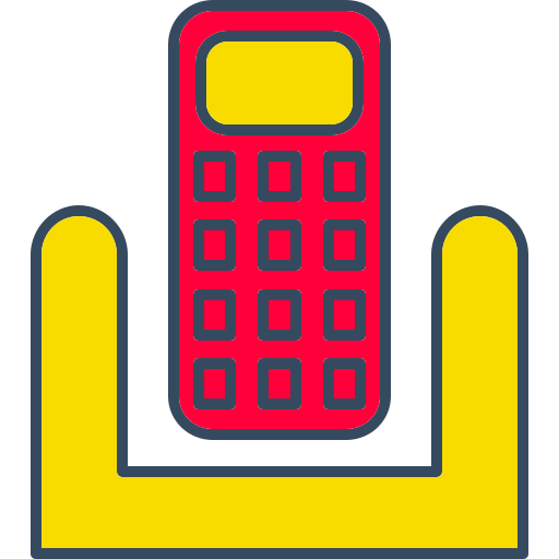Беспроводной телефон Generic color lineal-color иконка