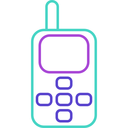 cellulare Generic color outline icona