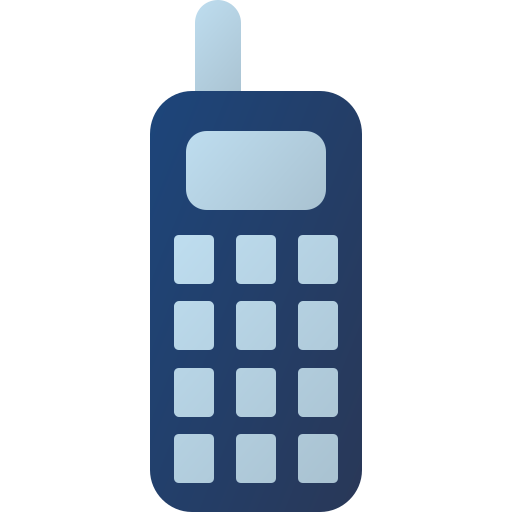 Cell phone Generic gradient fill icon
