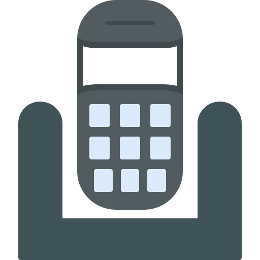 telefon bezprzewodowy Generic color fill ikona