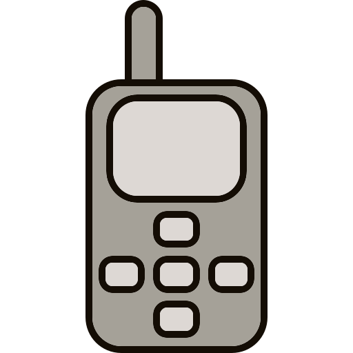 teléfono móvil Generic color lineal-color icono