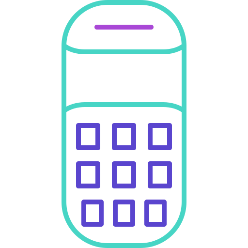 Cell phone Generic color outline icon