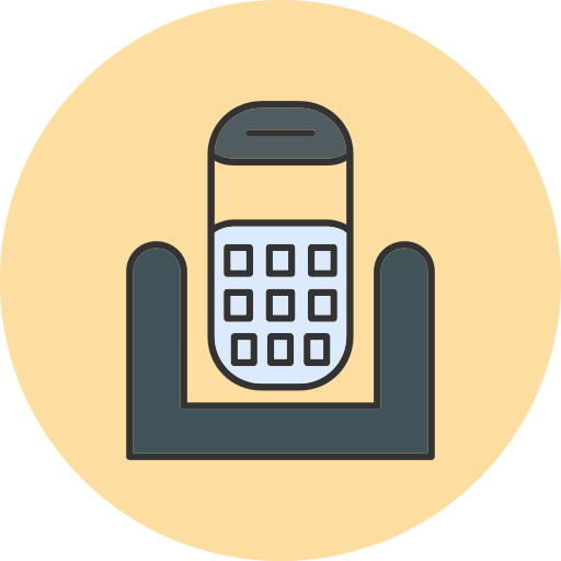 コードレス電話 Generic color lineal-color icon
