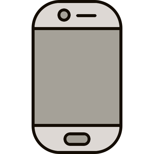 Мобильный телефон Generic color lineal-color иконка