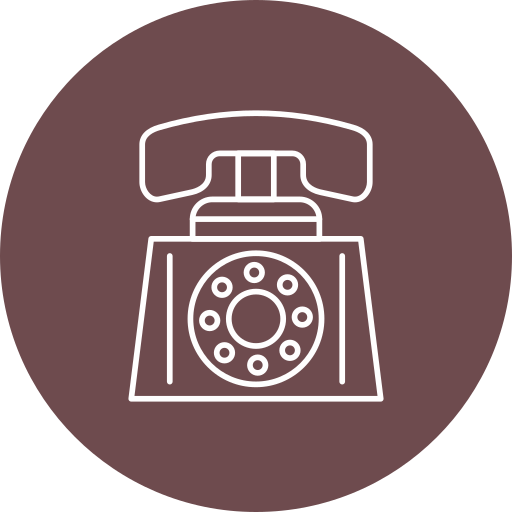 Старый телефон Generic color fill иконка