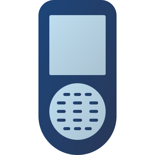 stary telefon Generic gradient fill ikona