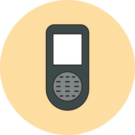 Old phone Generic color lineal-color icon