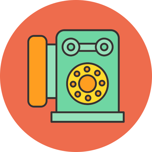 stary telefon Generic color lineal-color ikona