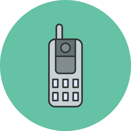 Мобильный телефон Generic color lineal-color иконка