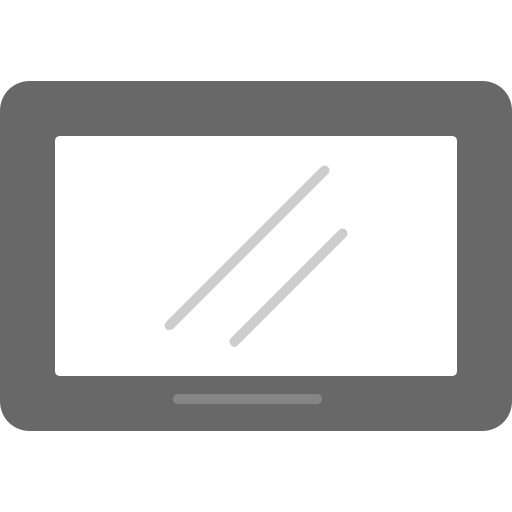 schermo del tablet Generic color fill icona