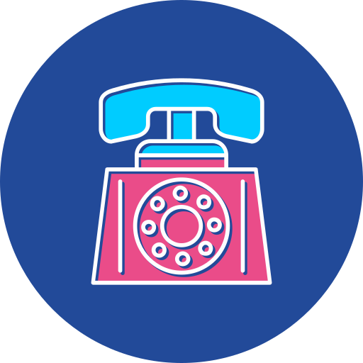 Старый телефон Generic color lineal-color иконка