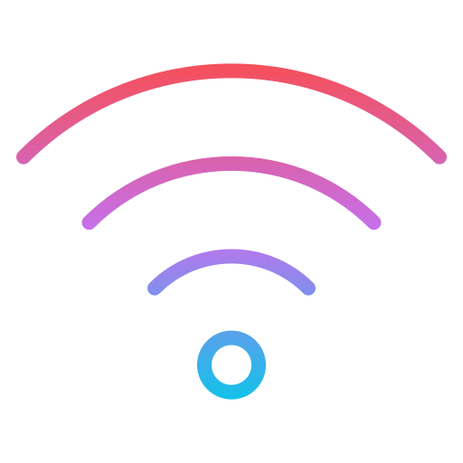 wifi Generic gradient outline Icône