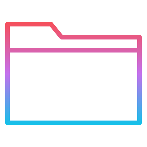 teczka Generic gradient outline ikona