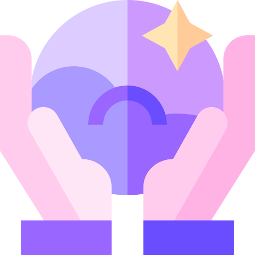 kristallkugel Basic Straight Flat icon