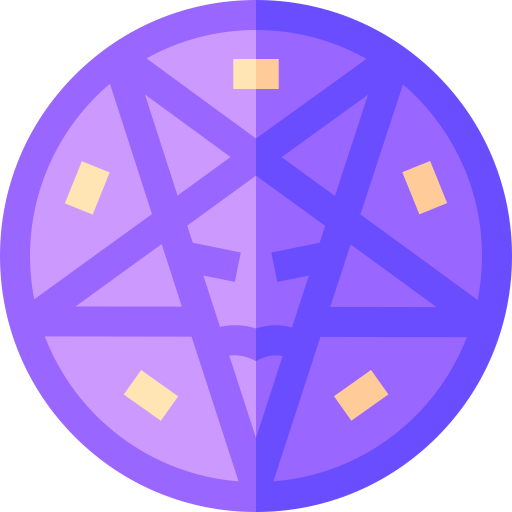Pentagram Basic Straight Flat icon