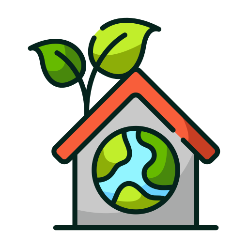 ekologiczny dom Generic color lineal-color ikona