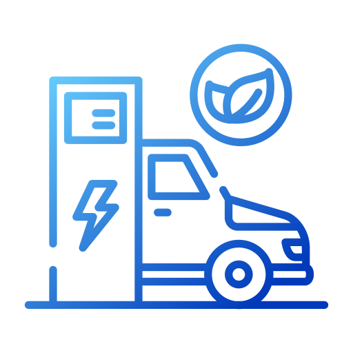 Electric car Generic gradient outline icon