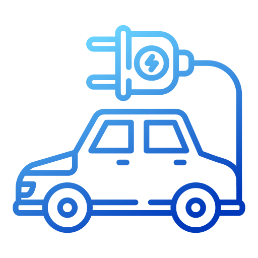 Electric car Generic gradient outline icon