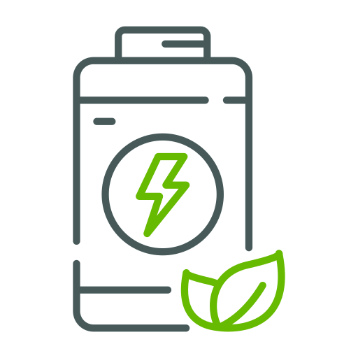 ekologiczna bateria Generic color outline ikona