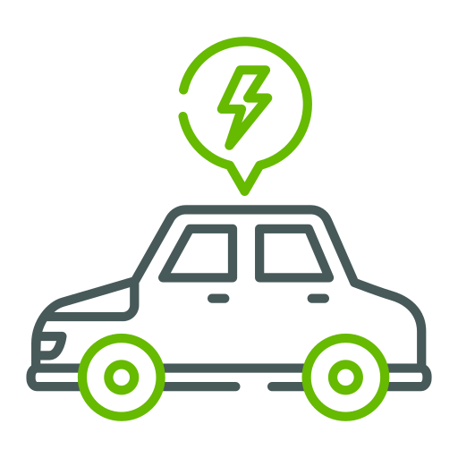 Electric car Generic color outline icon