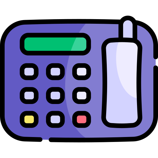 telefon Kawaii Lineal color ikona
