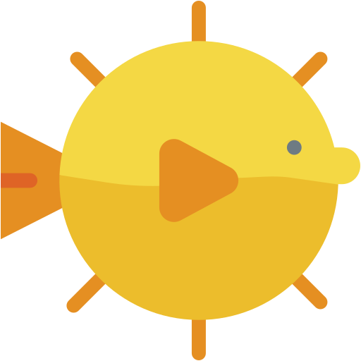 Puffer fish Generic color fill icon
